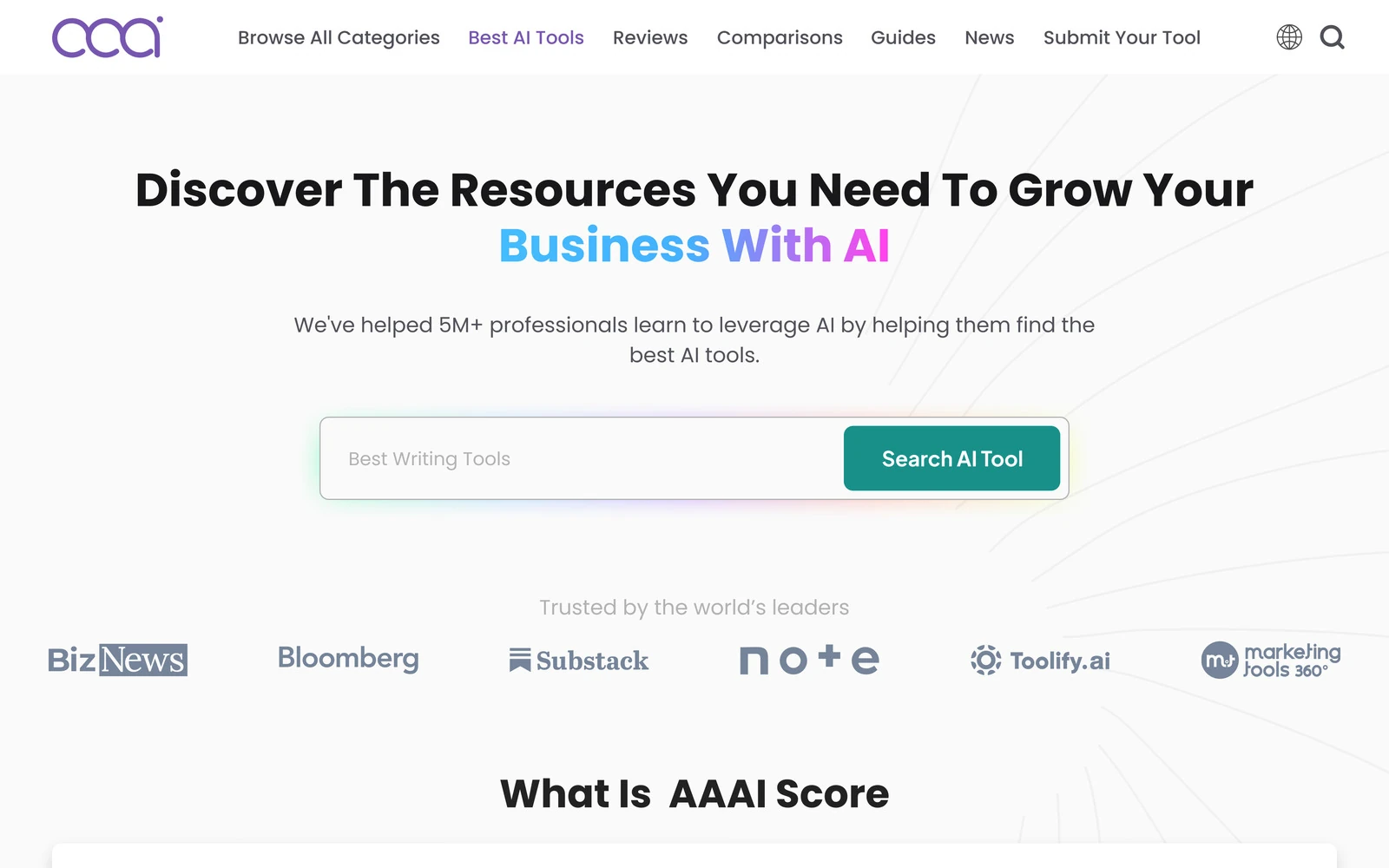 Homepage page design
